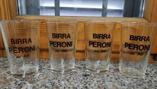 Birra Peroni 4 Bicchieri VINTAGE anni '50/'60