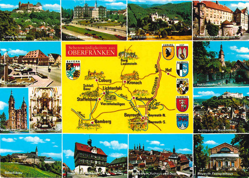 Cartolina con pianta - , handgez