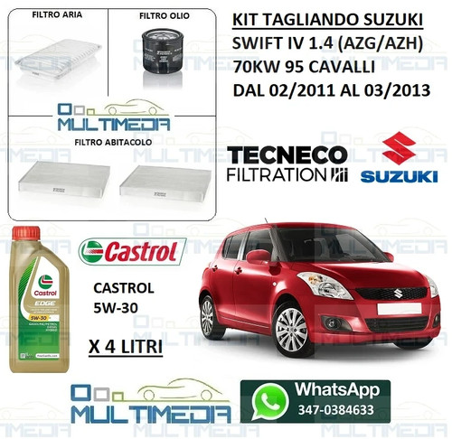 Kit tagliando filtri 4l - kit,