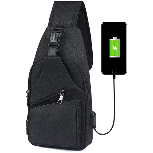 Zaino monospalla usb - zaino,