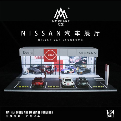 Diorama auto garage - 1/64,
