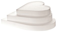 Forma polistirolo cuore heart torte decora torta piani cake design 20x5 cm Rotex