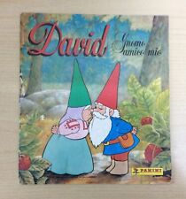 ALBUM DI FIGURINE PANINI -DAVID GNOMO AMICO MIO 1986 CON 6 FIG ATTACCATE -OTTIMO