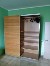 Armadio IKEA PAX 200×240×60 - ante scorrevoli - color legno chiaro