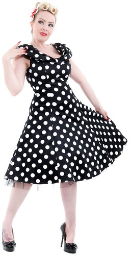 Hearts roses points - points, polka