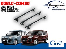 9408 BARRE PORTATUTTO GEV FIAT DOBLO' (dal 2010...2022) OPEL COMBO (2012...)