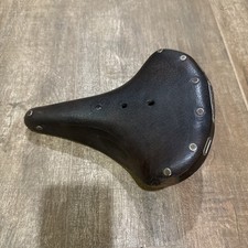 Sella bicicletta vintage Brooks England in pelle B72 ottima