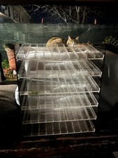 6 Ripiani Porta Smalti per Unghie Espositore Stand Organizer