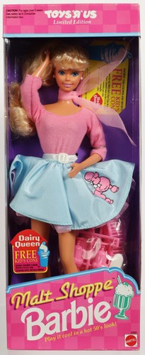 Malt shoppe barbie doll - malt, r