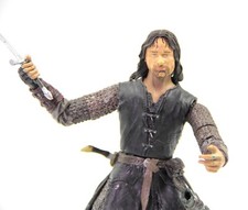 The Lord of The Rings The Two Towers Toybiz Helm's Deep Aragorn Action Figure