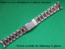 19 mm SOLIDE BRACELET "OYSTER" ACIER SUR BOUCLE DÉPLOYANTE IDEAL YEMA SUPERMAN