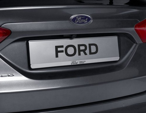 Ford portatarga argento con - portatarga,