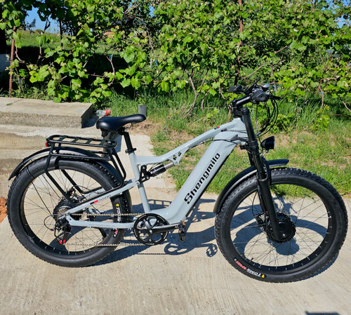 Mountain bike elettrica doppio