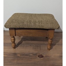 Poggiapiedi vintage in legno