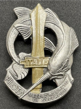 Distintivo Brevetto Pilota Mezzi d'Assalto di Superficie della RSI WW2