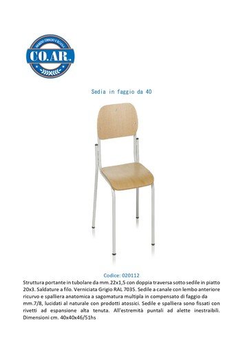 Sedia per bambini - , in