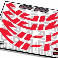 Decalcomanie cerchi Zipp 404 Firecrest 2022 - Rosso - con licenza Zipp