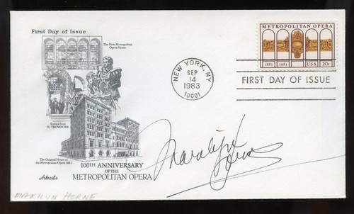 Marilyn horne autografo - marilyn,
