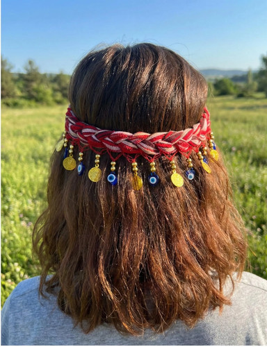 Bandana all uncinetto con - all'uncinetto,
