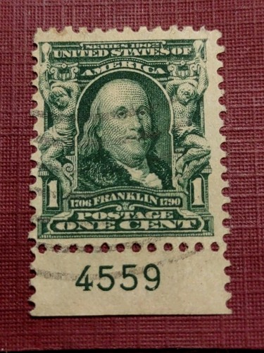 1902one cent franklin - us,