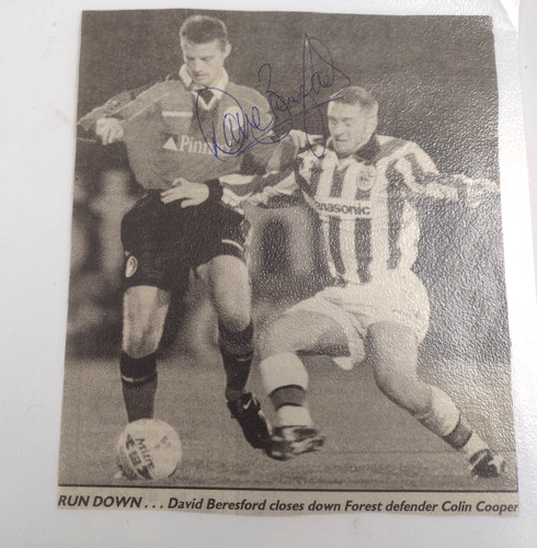 Autografo david beresford - david,