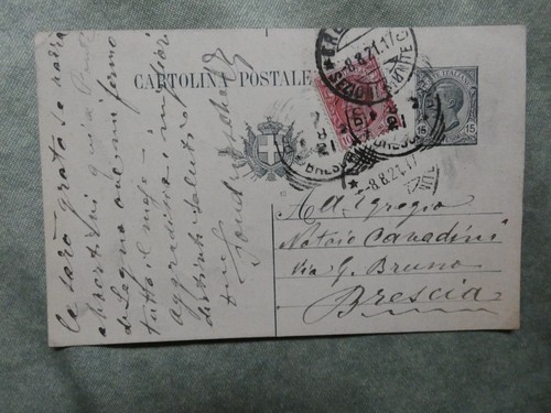Cartolina postale 1917 - cartolina,