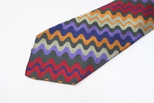Cravatte Missoni uomo SETA made in Italy, solo lavaggio a secco