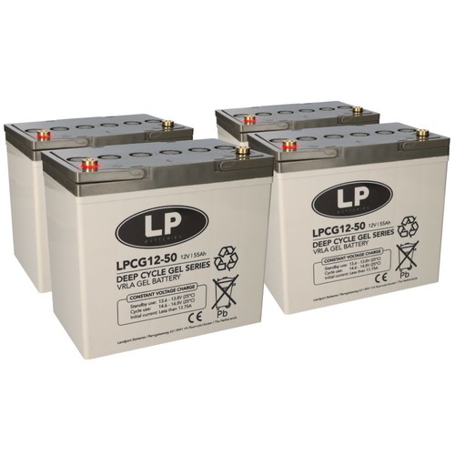 Piombo gel batteria 12v - piombo, 4x
