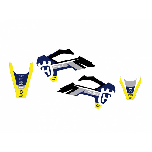 Kit adesivi grafiche husqvarna - adesivi,