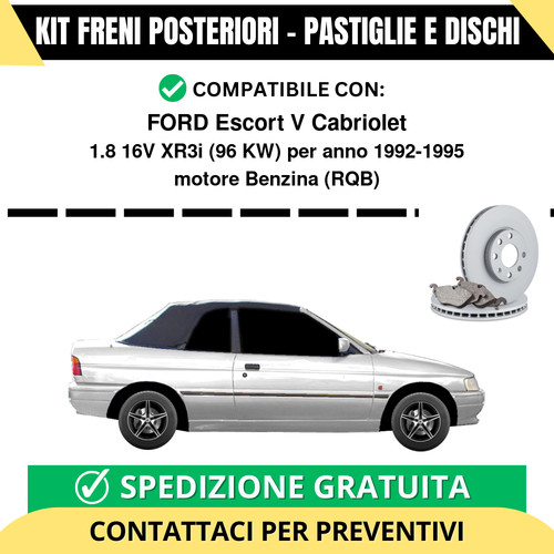Kit freni posteriori - freni,