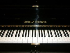 Adesivo decalcomania trasferimento vinile Grotrian-Steinweg oro metallizzato nome pianoforte marca