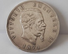 5 LIRE 1874 - MILANO -