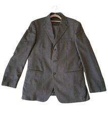 Abito completo uomo giacca, gilet e pantalone, Niama Man, Taglia 50 Grigio scuro