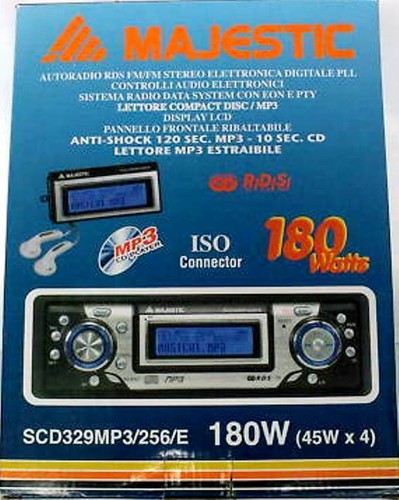 Autoradio majestic scd 329 con - majestic,