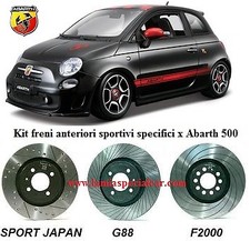 IMPIANTO FRENANTE ANTERIORI  TAROX  specifico X  FIAT 500 ABARTH .   ....