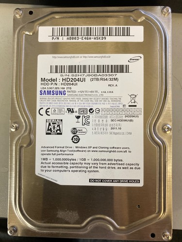 Samsung hd204ui 2tb - 3,5", sata
