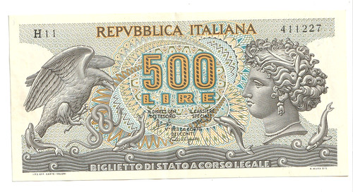 500 lire aretusa - , 1966