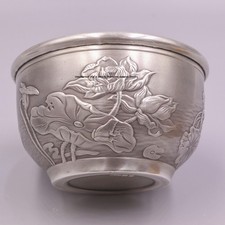 Solid S999 Fine Silver Tea Cup