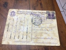 FRANCHIGIA MILITARE - AOI - INTERO F40 - POSTA MILITARE 1001 - 15 CENT.