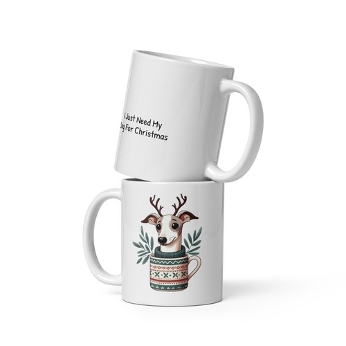 Whippet tazza natale - whippet, di