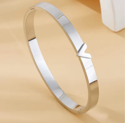 Bracciale geometrico acciaio - bracciale,