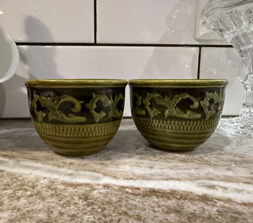 Coppia ciotole ceramica