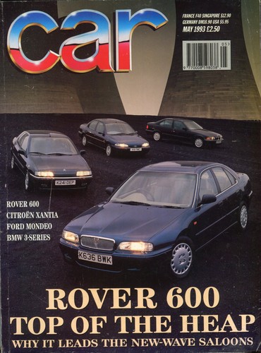 Car magazine may 1993 rover - may,