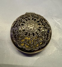 Porta Pillole Argento 800 e Ottone anni '60