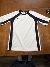 T-shirt Nike Y2K bianca e nera giovane media (10-12)