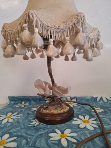 Capodimonte vintage lampada - capodimonte,