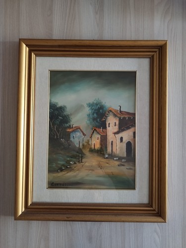 Dipinto olio tela roberto - su,