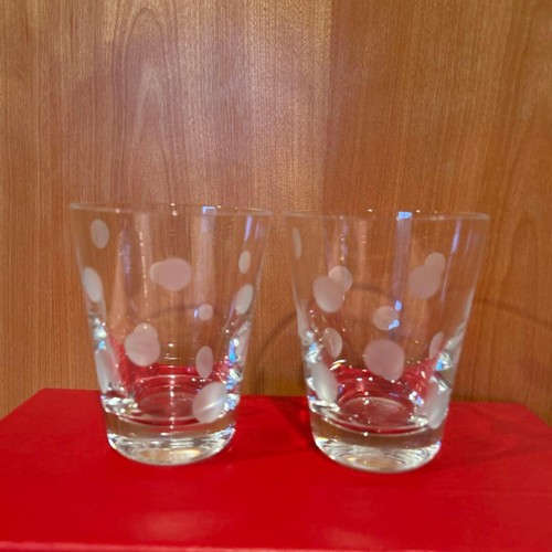 Baccarat clown pair tumblers - baccarat,