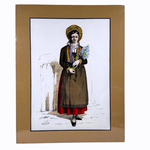 Costume folk vintage - , europeo