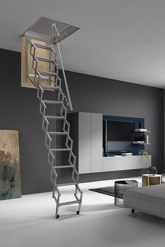 Scala retrattile pantografo - scala,